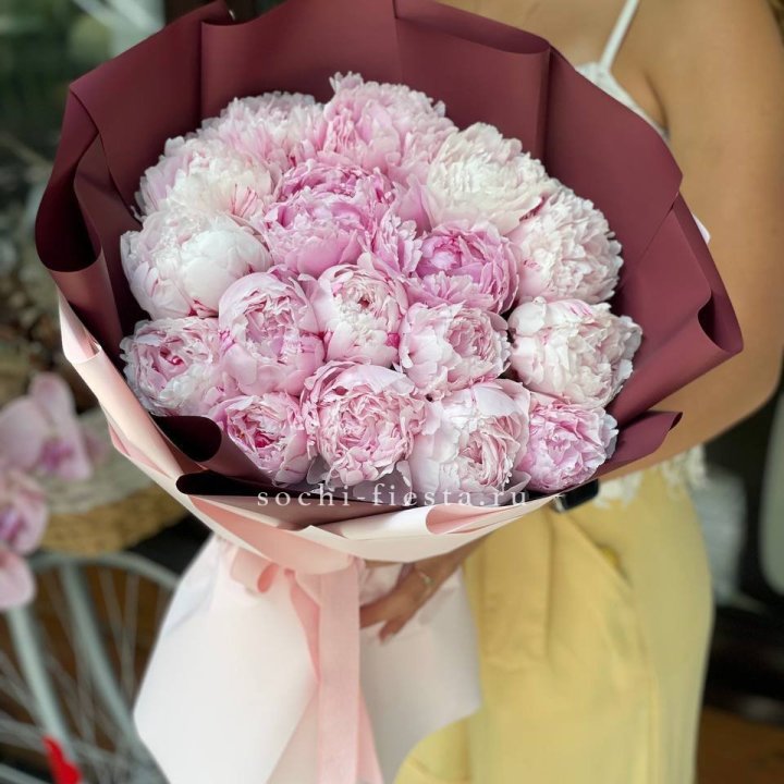 Букет с пионами №5 в Рязани