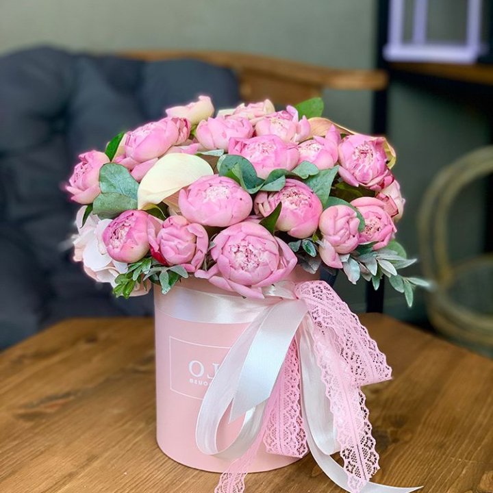 Композиция с пионами №1 в Рязани