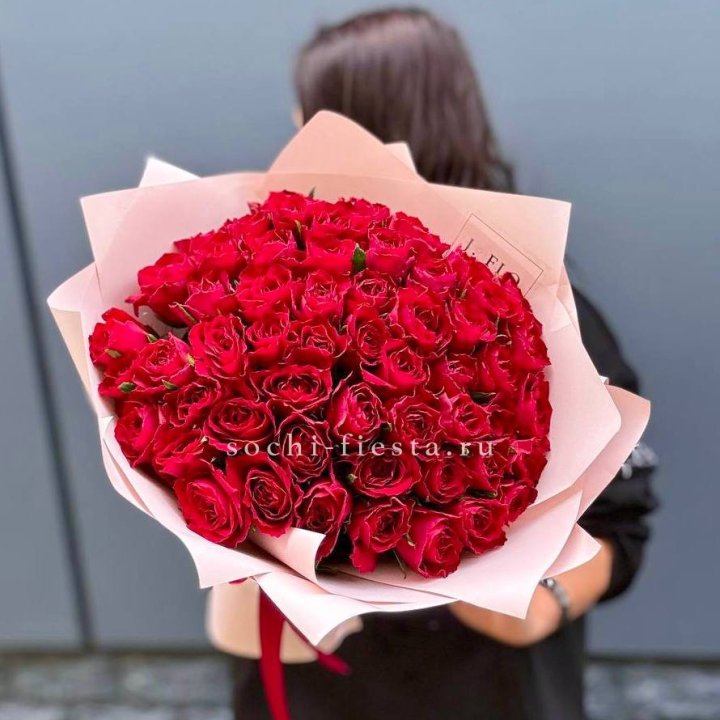 55 кенийских роз в Рязани