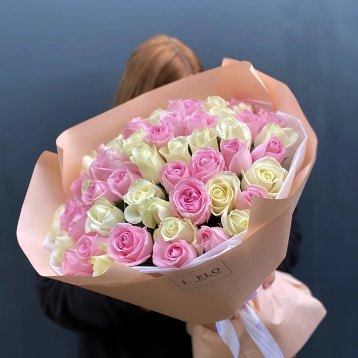 55 роз микс нежности в Рязани