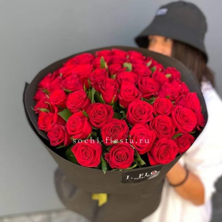 51 роза "Блек" в Рязани