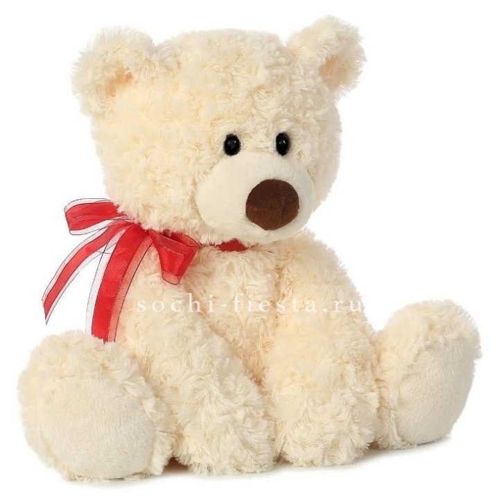 Белый плюшевый мишка  в Рязани