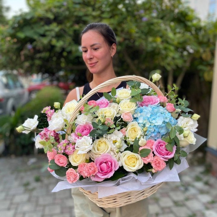 Цветочная корзина №2 в Рязани