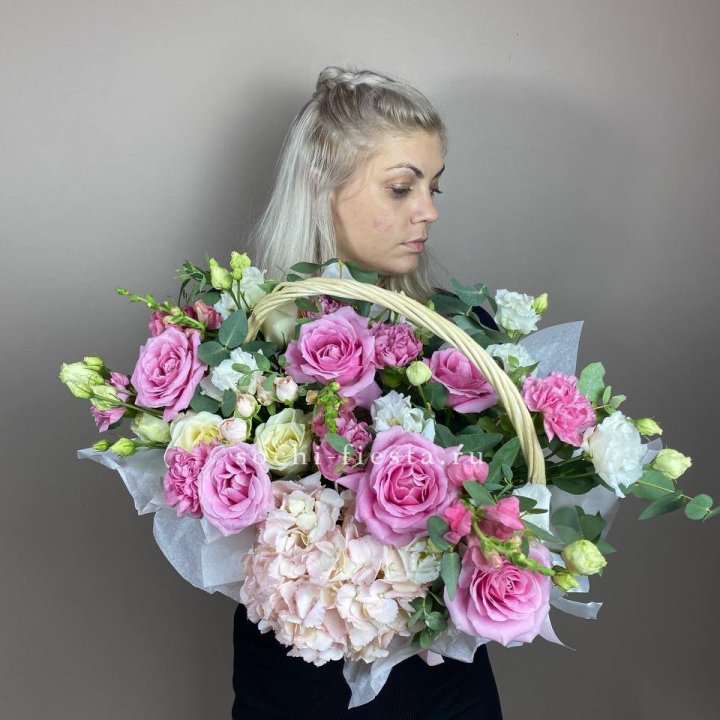 Цветочная корзина № 5 в Рязани