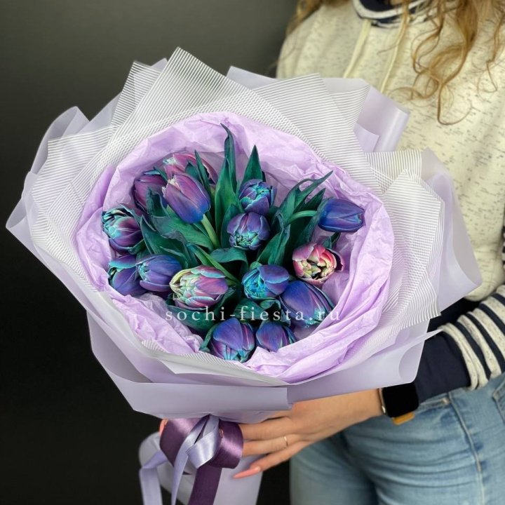 Букет тюльпанов "Пандора" в Рязани