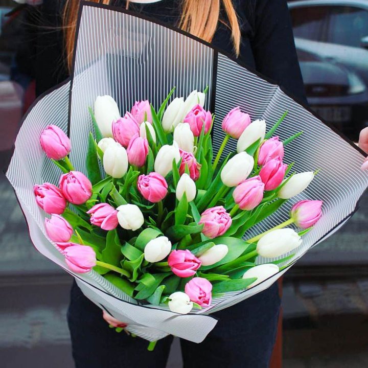 29 тюльпанов микс в Рязани