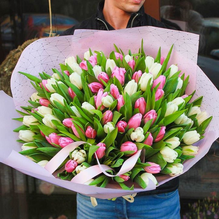 101 тюльпан микс в Рязани